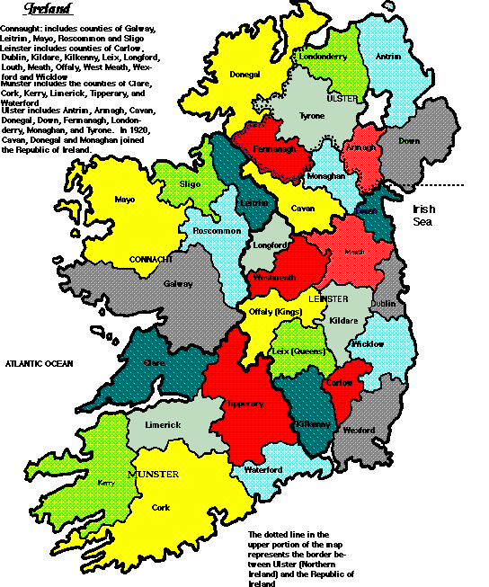 ireland counties